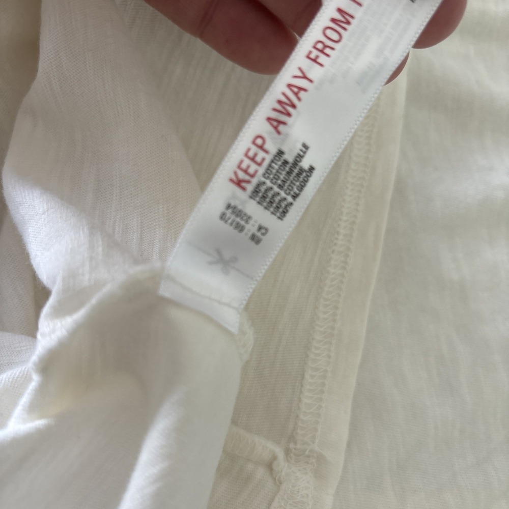 Anthropologie T-shirt What's In My Bag Size Large NWT oversized Lyrebird - Picture 10 of 12